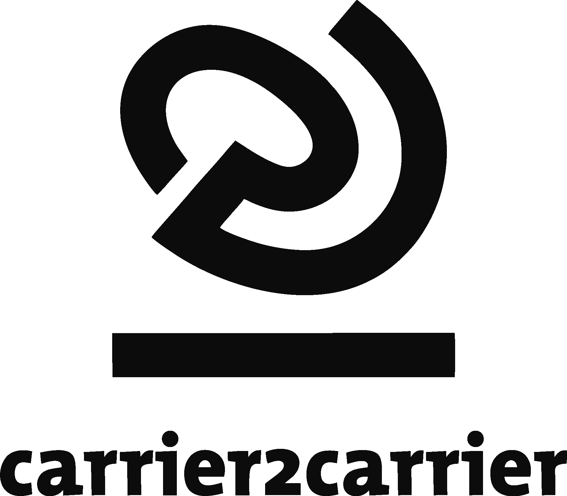 Carrier 2 Carrier Black Logo Vector Logo
